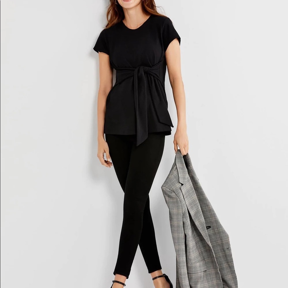 Maternity tie-waist top from Pea in the Pod